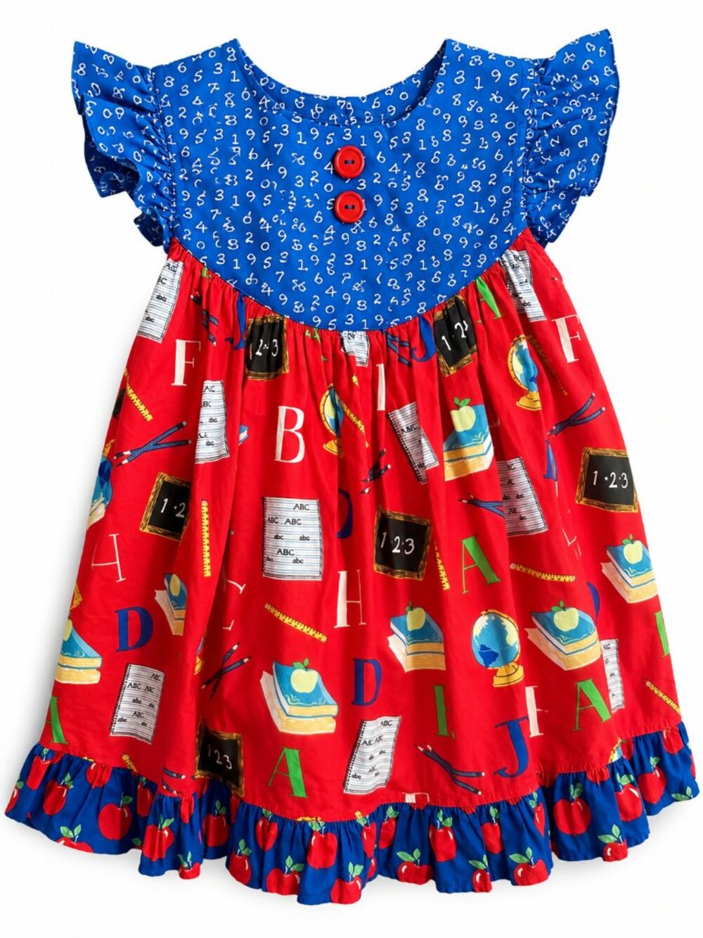 Girls School-Themed Dress – Excellent/New Condition- 3T